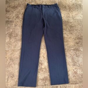 O Men's Navy Blue Saks Fifth Avenue Dress Pants